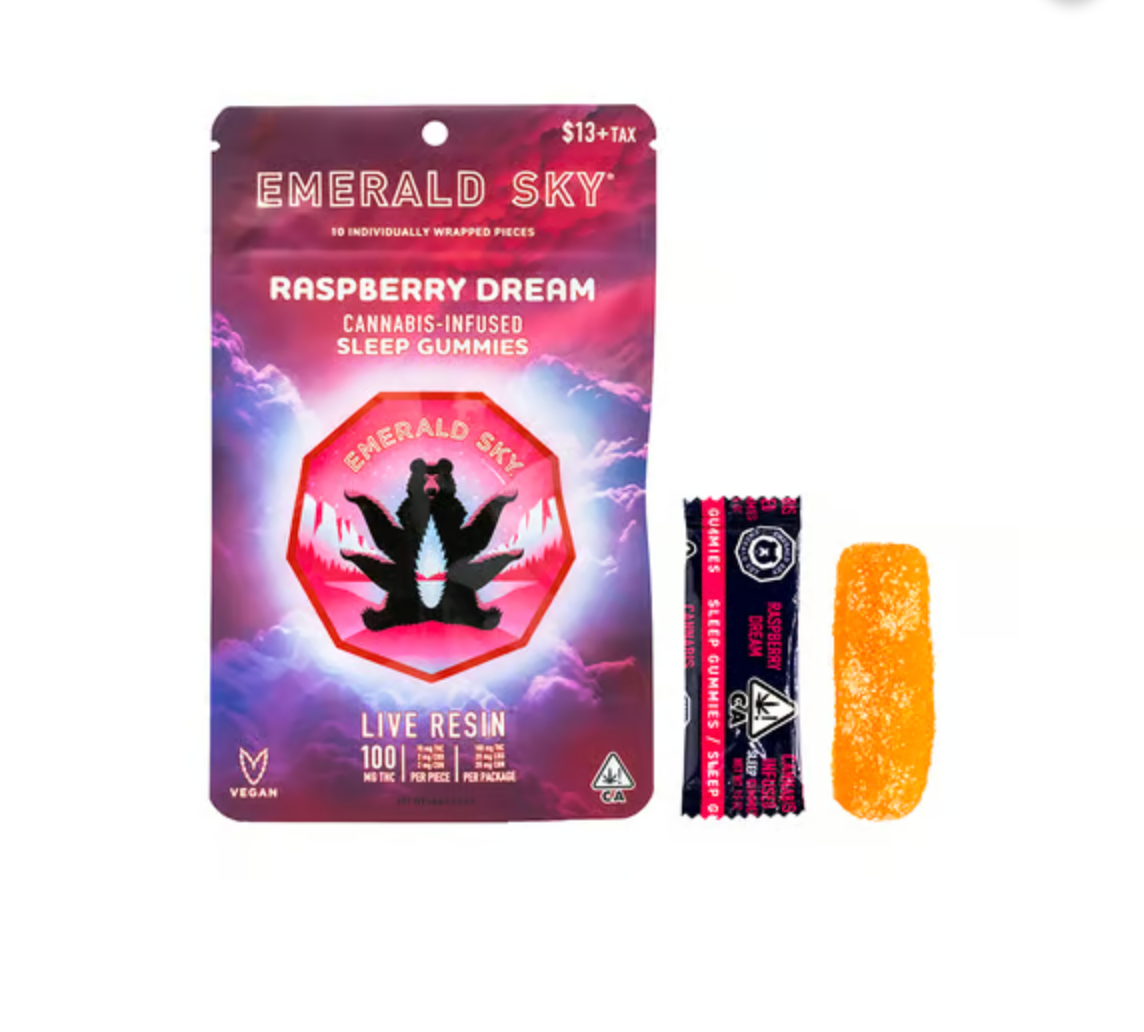EMERALD SKY RASPBERRY DREAM SLEEP GUMMIES EMERALD SKY RASPBERRY DREAM SLEEP GUMMIES