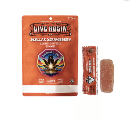 EMERALD SKY STELLAR STRAWBERRY GUMMIES