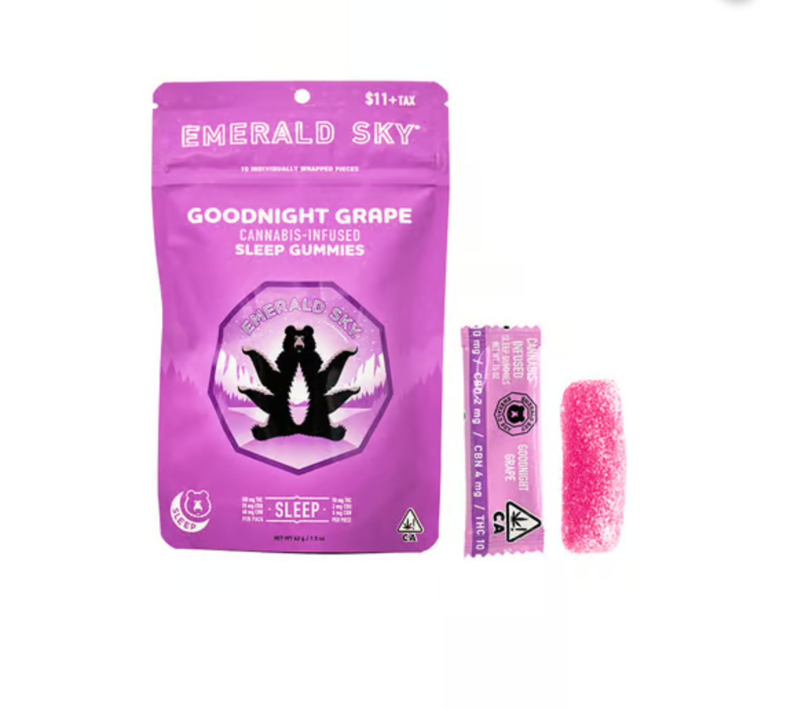 Emerald Sky Goodnight Grape Sleep Gummies Emerald Sky Goodnight Grape Sleep Gummies